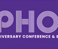 APHON 50th Anniversary Conference & Exhibition logo on a purple background
