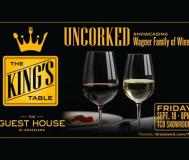 kings table uncorked event graphic